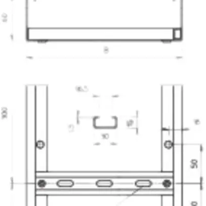 Passerella cavi Bettermann LG 60×300×6000mm VA 1.4301 
