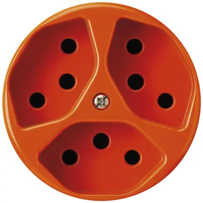 Inserto per presa INC basico 3×tipo 13 arancione 