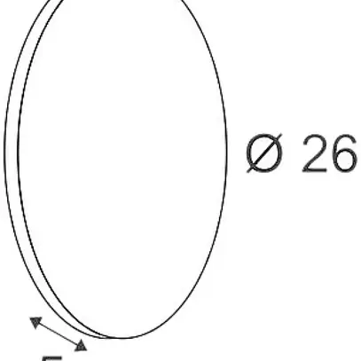 Applique LED SLV PLASTRA ROUND, 7.4W 400lm 3000K plâtre IP20 blanc 