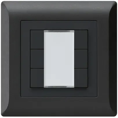 Poussoir ENC kallysto.line KNX 6×s/e-link noir 