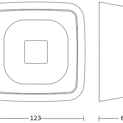 Détecteur de présence AP Steinel IR Quattro PIR 360° IP54 blanc 