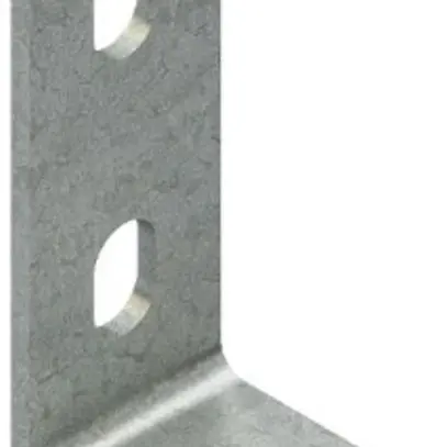 Équerre de fixation 50×100×40mm zinguée à chaud par immersion 
