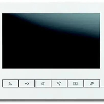 Stazione interna video AP ABB-Welcome con schermo tattile bianco 