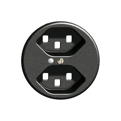 Disque frontal FH 2×T23 noir Ø58mm, lentille, 