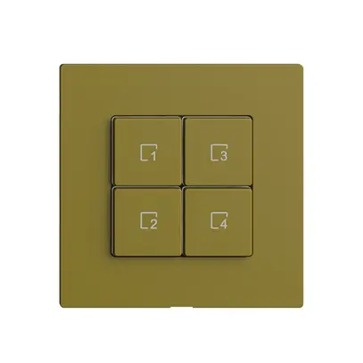 Poussoir scène 4 scènes/4T WLAN Edue Wiser olive 