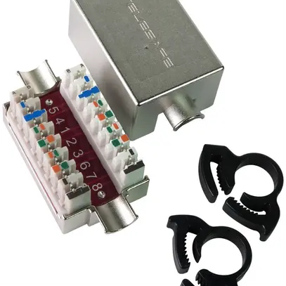 Coffret d'épissure cat.6 STP zingué, blindé 
