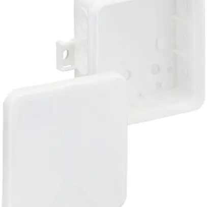Boîte dérivation AP i 12 vide 85×85×37mm, blanc 