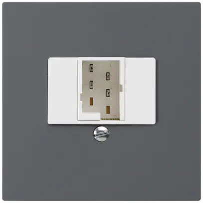 Inserto per presa di raccordo kallysto 1×TT83 antracite 