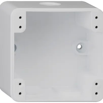 Boîtier AP robusto 1×1 gris 86×86×48mm 