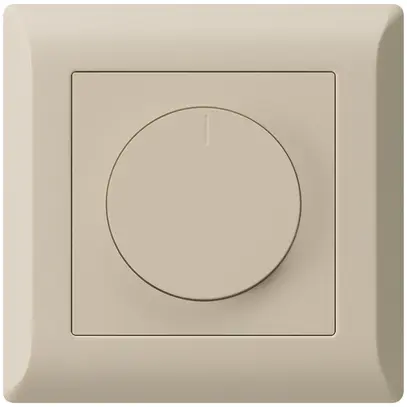 Variateur rotatif universel ENC Hager kallysto.line 20…400W/VA beige 