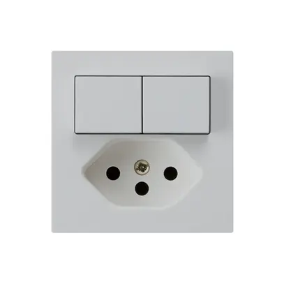 Combinaison ENC 2×A-R/1P+T13 gris clair kallysto 