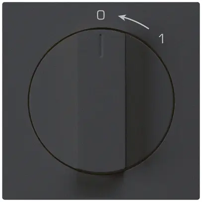 Kit frontale per contatto rotativo nero 60×60mm kallysto 0<-1 