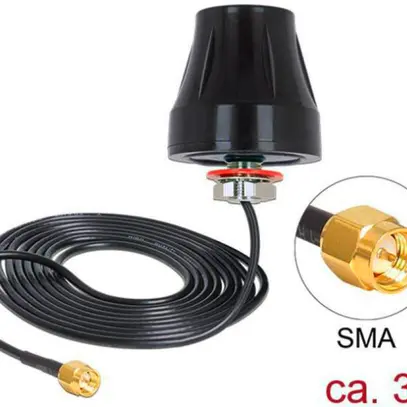 Delock LTE/HSPA/GSM Antenne noir 