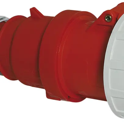 Kupplung CEE Bals 5P 63A 400V 6h rot IP67 vernickelt SK, TE-Plus 