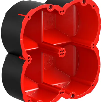 Boîte pour paroi creuse AGRO 2×2 Quickbox Maxi Ø83mm EI30-EI90 