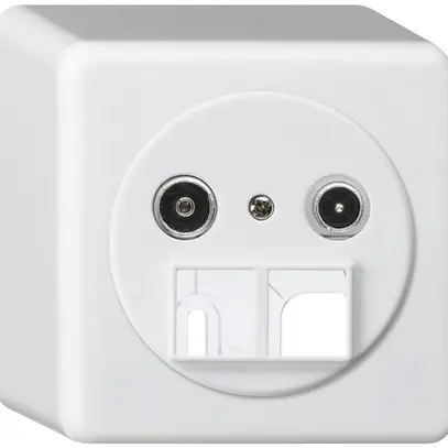 Presa multimedia AP basico TV-R 23dB 2GHz bianco 