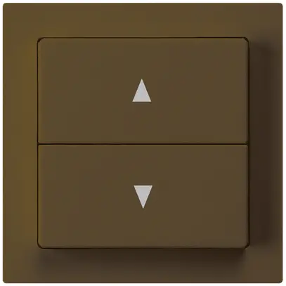 Kit frontale kallysto 60×60 marrone per interruttore/tasto per tapp.doppio 