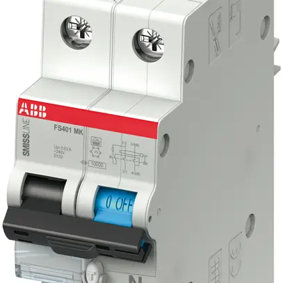 Disgiuntore differenziale SMISSLINE TP 20A/30mA C L+N 10kA le.rit.t.F 