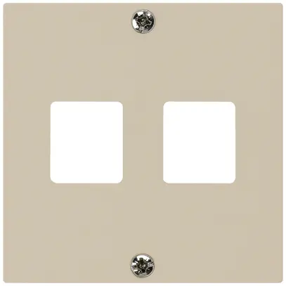 Placca frontale HMS kallysto per 2 moduli beige 