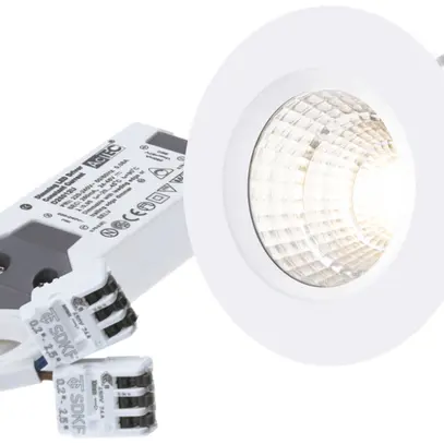 Spot LED INC Fixo 10.5W 230V 960lm 3000K trou Ø68mm blanc 60° 