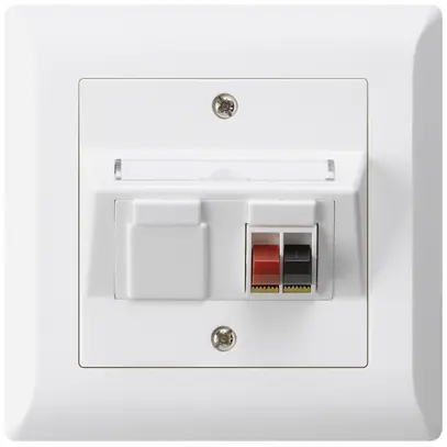 Presa INC audio kallysto.line 1×bianco morsetto per 1 altoparlante 