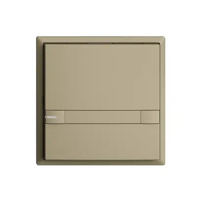 UP-Taster KNX 1-fach EDIZIOdue colore sand RGB mit LED mit Papiereinlage 