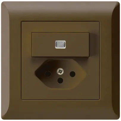 Combinazione luminosa INC A-R/1P+T13 kallysto.line marrone 