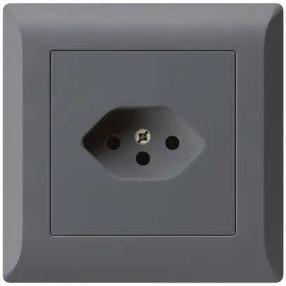 Prise ENC kallysto.line T13 anthracite avec sécurité enfants 