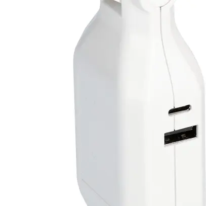 Spina intermediaria MAX HAURI Clip-Clap 1×T12/13 USB A+C 18W 180/130° bianco 