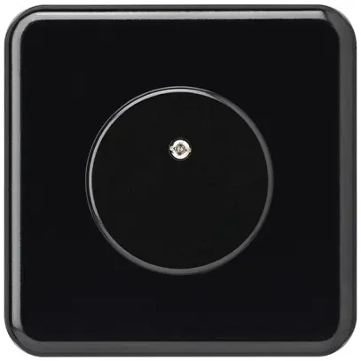 Placca d'otturazione INC basico Ø43mm nero 