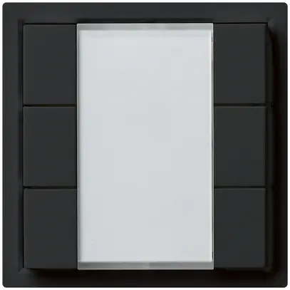 Poussoir multifonction ENC KNX kallysto sextuple noir 