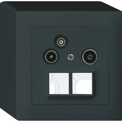 AP-Antennendose R/TV-Daten kallysto HMS 2GHz 19db schwarz 