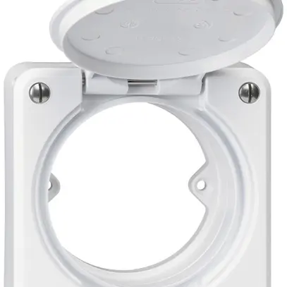 Parte superiore robusto con copertura 2 punti con adattatore bianco 