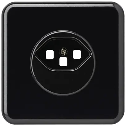 Kit frontale INC basico tipo 23 86×86mm nero con protezione bambini 