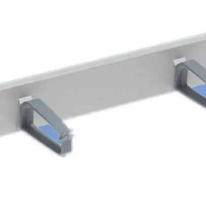 Kabelführungsplatte 1HE 19" grau R&M 