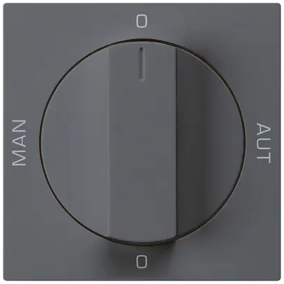 Kit frontale per interruttore rotativo S2 60×60 kallysto 0-Man-0-Aut.antracite 