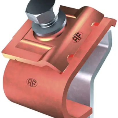 Dachrinnen-Wulstklemmen Flury FL 83, Cu blank 