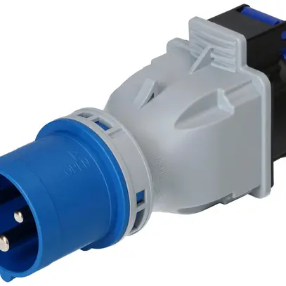 Spina d'adattazione MH spina CEE 16A/presa tipo 23 blau 230V 16A IP44/IP55 