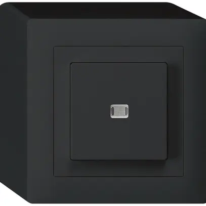 Pulsante luminoso AP kallysto AR/1L nero 