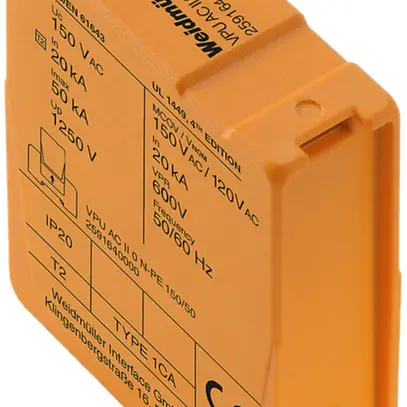 Scaricatore di ricambio Weidmüller VPU AC II 0 150/50 