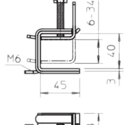 Clip di fissaggio Bettermann 6…34mm 