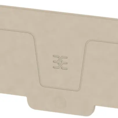 Piastra terminale Weidmüller serie A AEP 2C 1.5 78.83×2.1mm, beige 