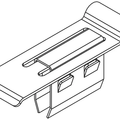 Clip per canale a griglia Lanz, A4 