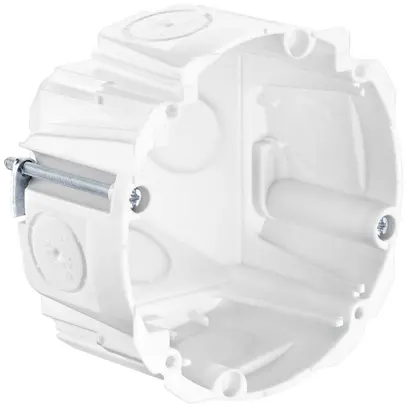 Hohlwanddose AGRO Quickbox H1 1×1 Ø83mm halogenfrei weiss 
