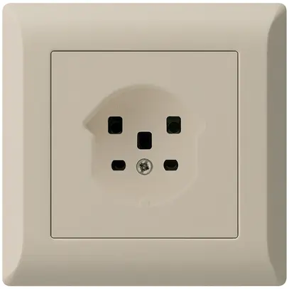 Prise ENC kallysto.line T25 beige bornes à vis 