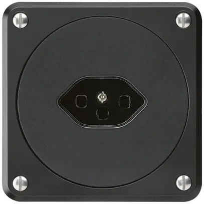 Prise ENC robusto type 23 noir sans clapet 