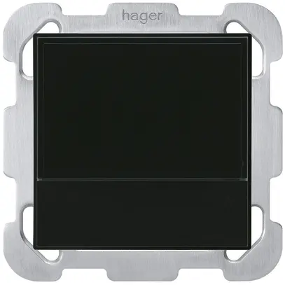 Thermostat d'ambiance ENC Hager basico B KNX noir 