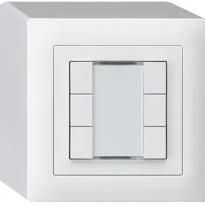 Tasto AP kallysto KNX 6×bianco s/e-link 