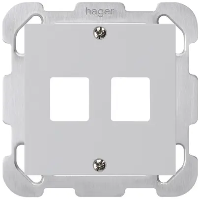 Kit frontale INC HMS kallysto B per 2 moduli grigio chiaro 