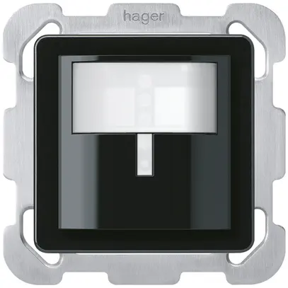 Rilevatore di movimento INC Hager basico B stazione secondaria nero 